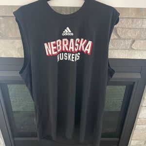 Nebraska Football Adidas Tank